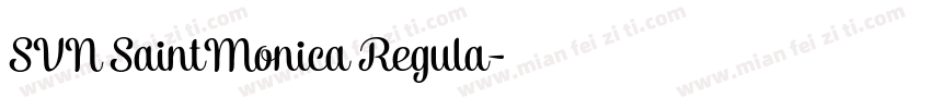 SVN SaintMonica Regula字体转换